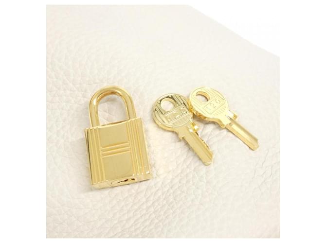 Hermès Borsa Hermes Picotin Lock MM Bianco - vista 5
