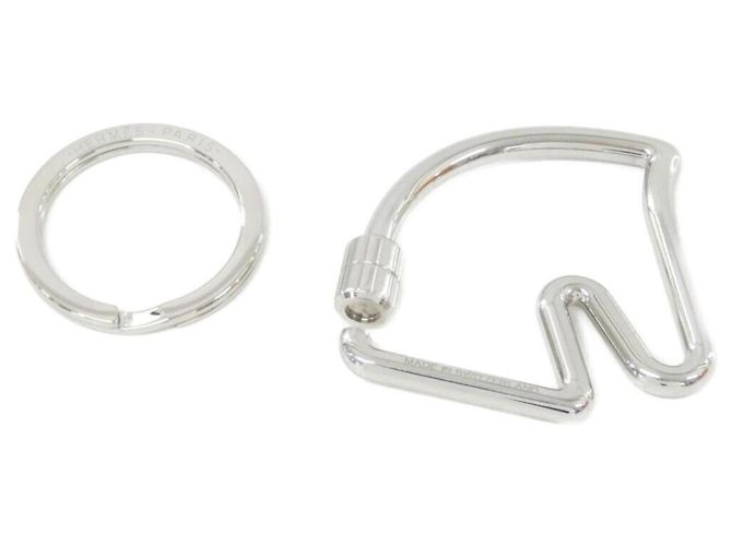 Hermès Portachiavi Hermes Cheval 077216FJ Argento - vista 2