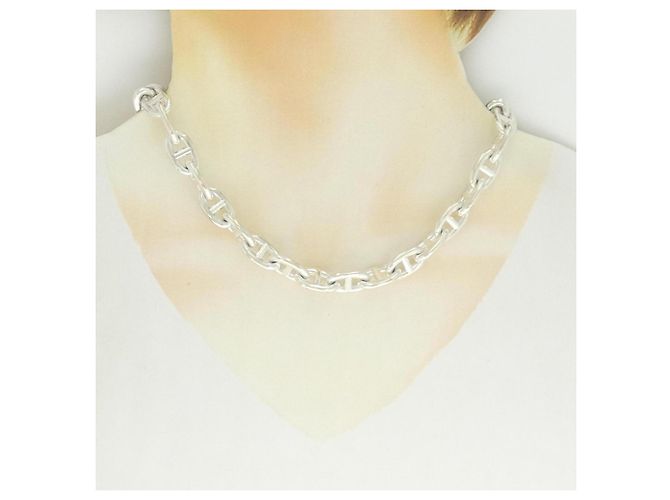 Collana Hermès Chaine d'Ancre MM - vista 5