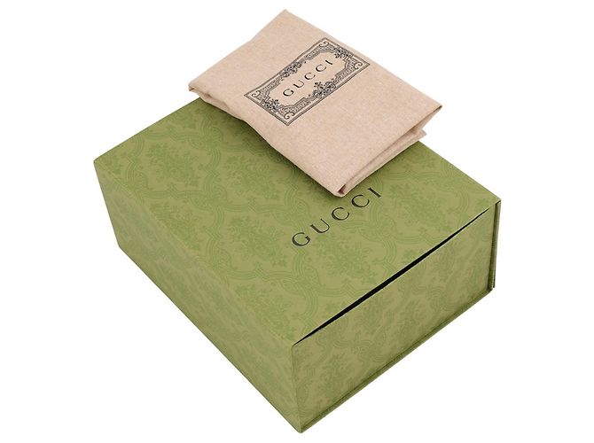 Borsa a tracolla con catena Gucci GG Marmont Matelassé Small Nero - vista 17