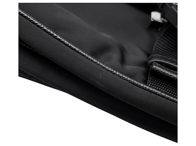 Borsa a tracolla Prada in nylon nero - vista 7