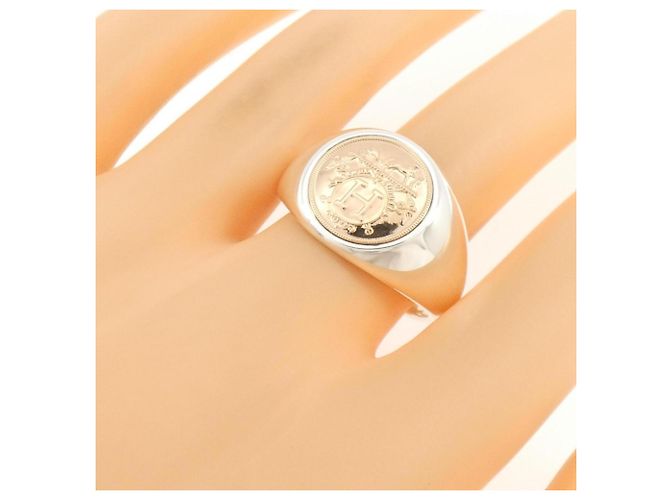 Ring Bague Hermès Ex-Libris Chevalier - vue 4