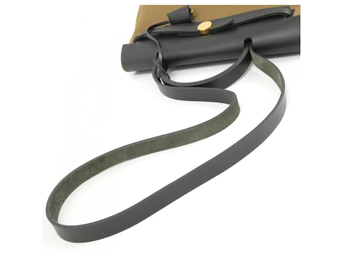 Hermès Borsa Hermes Air Zip Marrone Nero - vista 8