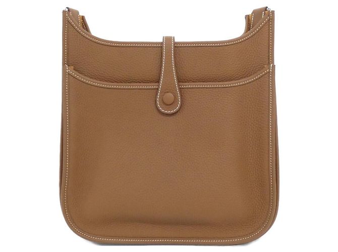 Hermès Borsa a tracolla Hermes Evelyne 3 PM D'oro - vista 2