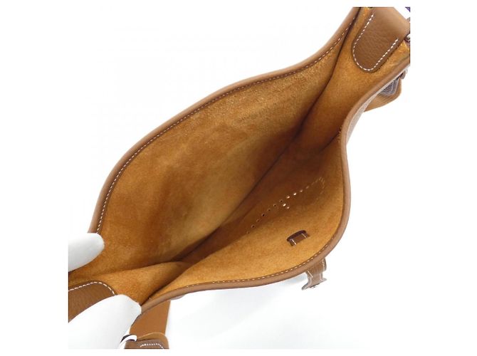 Hermès Borsa a tracolla Hermes Evelyne 3 PM D'oro - vista 5