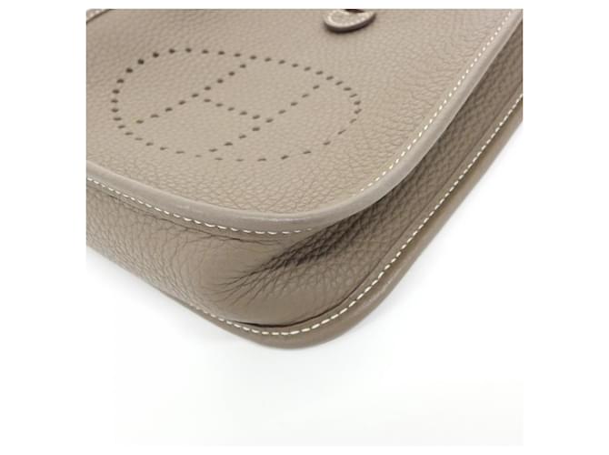 Hermès Borsa a Tracolla Hermes Evelyne Amazon Blu Taupe - vista 3