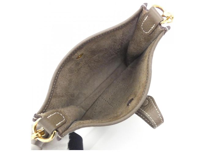 Hermès Borsa a Tracolla Hermes Evelyne Amazon Blu Taupe - vista 7