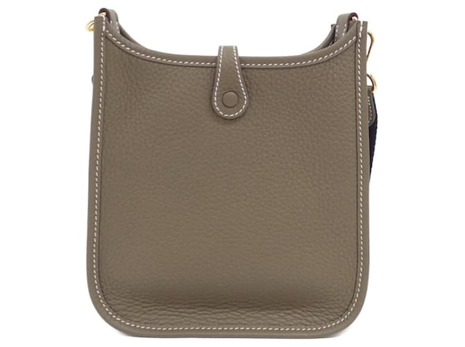 Hermès Borsa a tracolla Hermes Evelyne Amazon Blu Taupe - vista 2