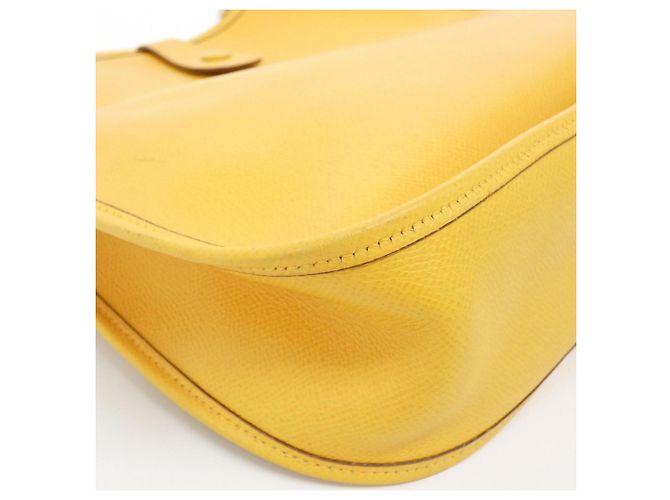 Hermès Borsa a tracolla Hermes Evelyne GM Giallo - vista 3