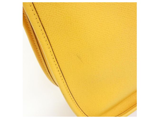 Hermès Borsa a tracolla Hermes Evelyne GM Giallo - vista 4