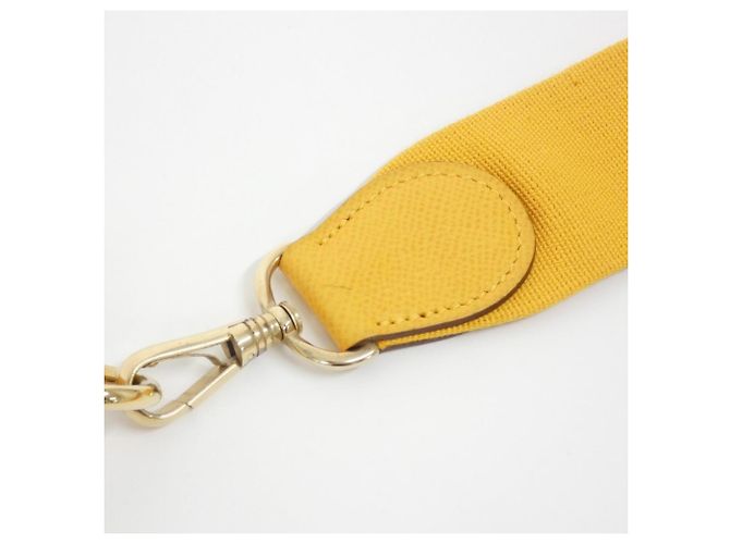 Hermès Borsa a tracolla Hermes Evelyne GM Giallo - vista 6