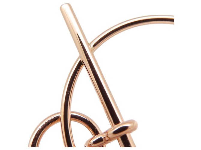 Hermès Pendientes Hermes Loop Echappé PM Dorado - vista 5