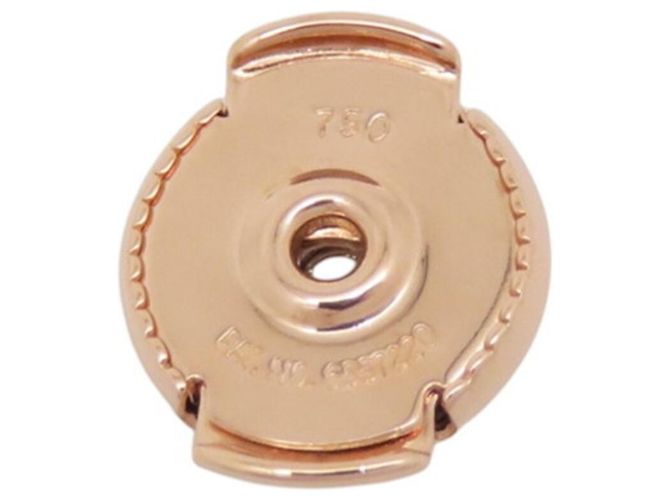 Hermès Pendientes Hermes Loop Echappé PM Dorado - vista 8