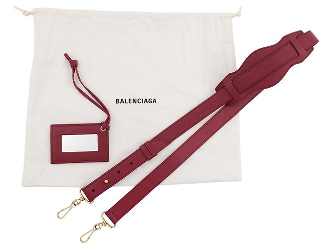 Borsa Balenciaga Classic Metallic Edge Mini City Bordò - vista 18