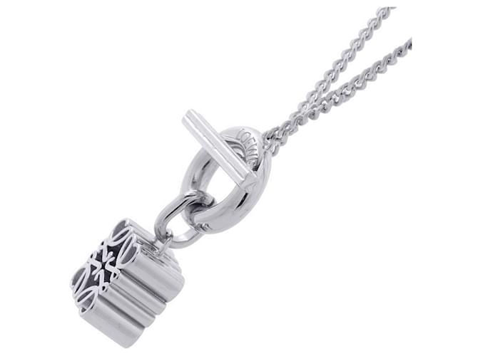 Collana Anagram Loewe Argento - vista 2