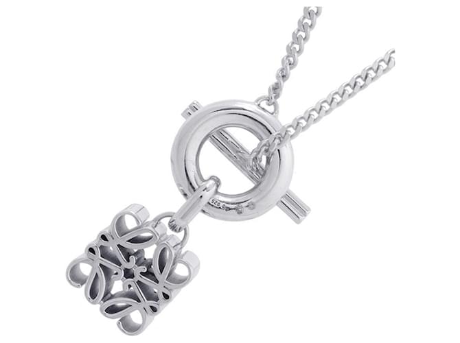 Collana Anagram Loewe Argento - vista 3
