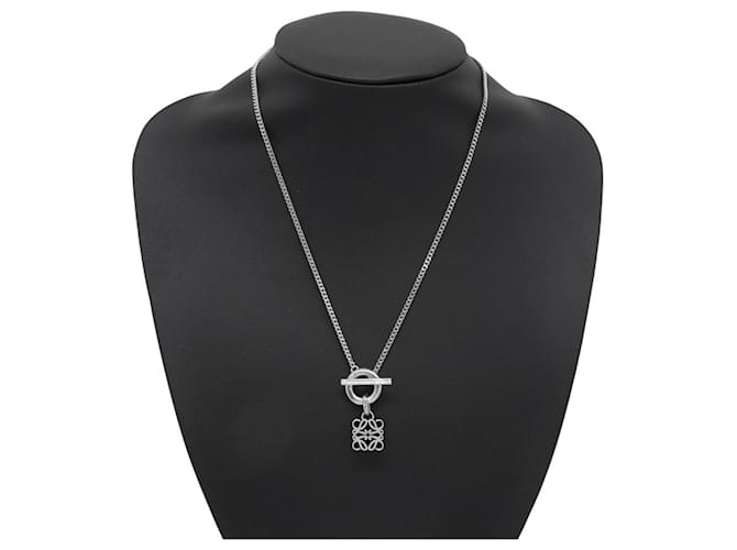 Collana Anagram Loewe Argento - vista 4
