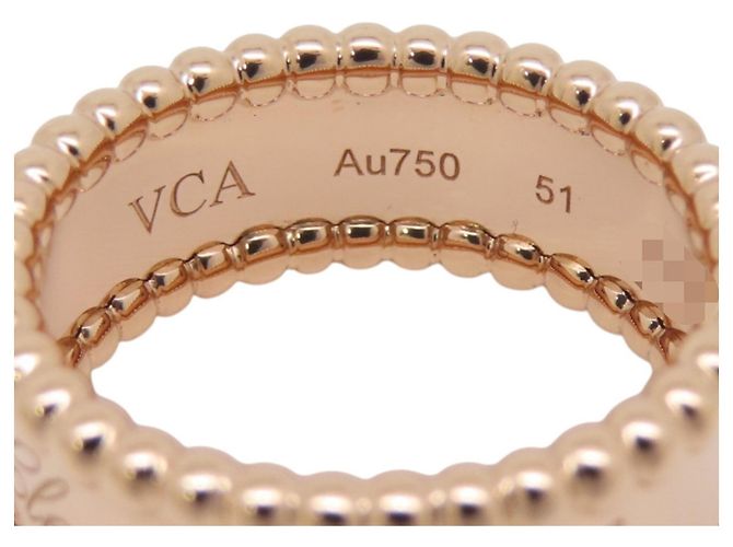 Van Cleef & Arpels Perlee Signature Ring Golden - Ansicht 8
