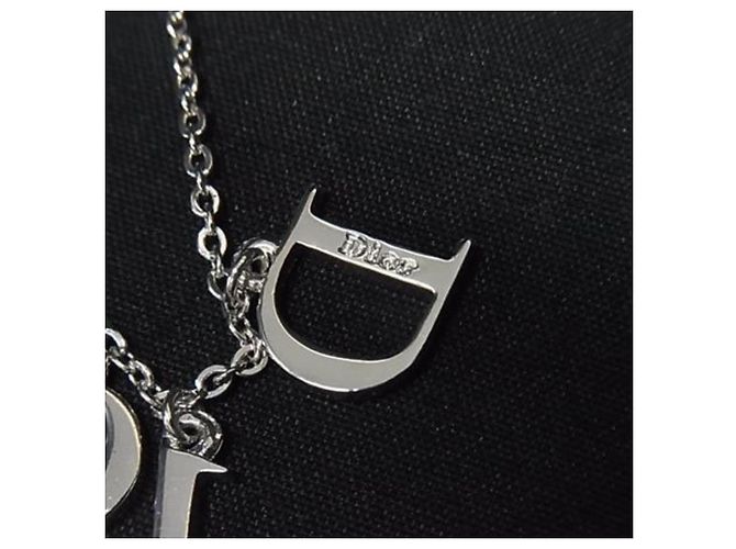 Autre Marque Bracciale con charm argentato Christian Dior Argento - vista 4