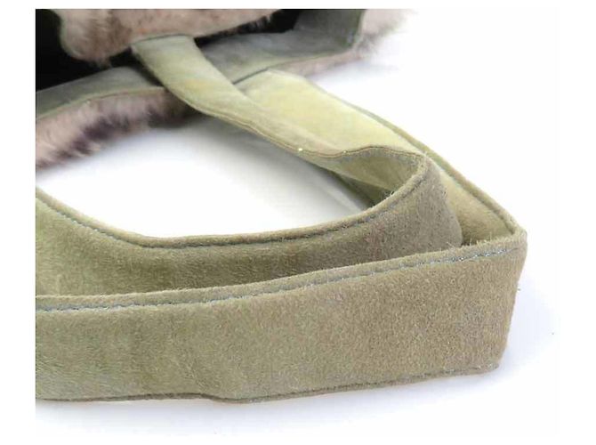Borsa Tote Chanel Beige e Grigia Marrone - vista 13