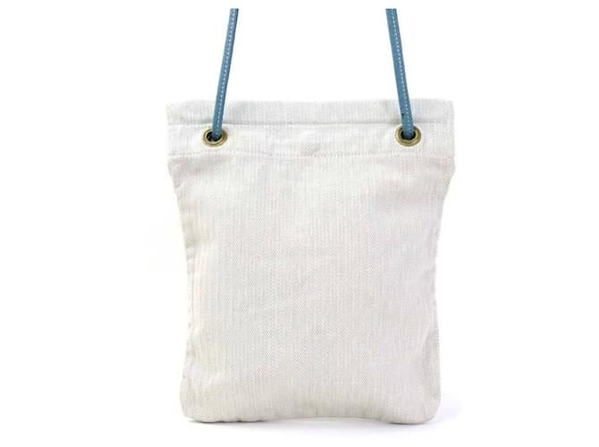 Hermès Borsa a tracolla Hermes Aline PM Blu Beige - vista 3