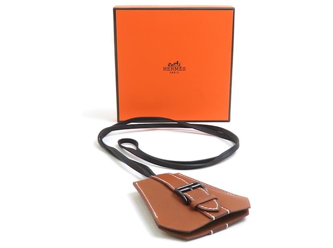 Hermès Collana Hermes HERMES Clochette Marrone Nero Argento - vista 8