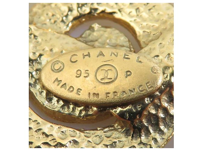 Spilla in metallo dorato Chanel D'oro - vista 8
