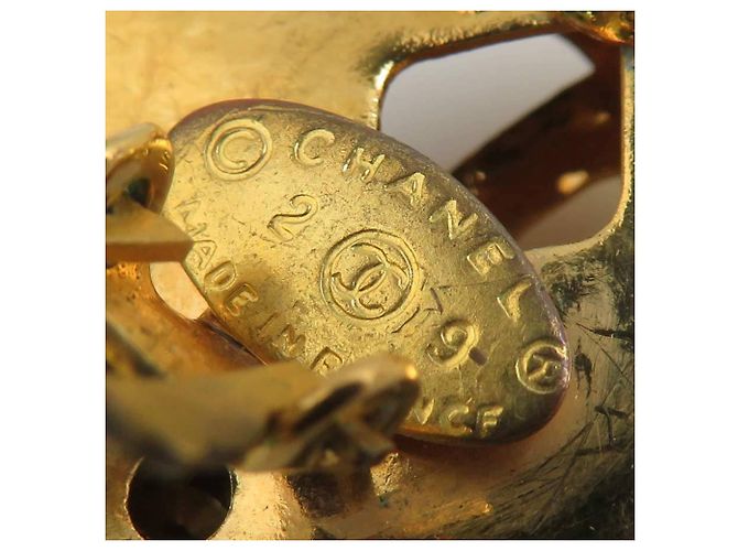 Orecchini a clip Chanel in metallo dorato D'oro - vista 6