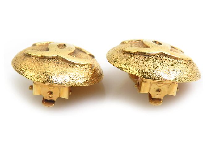 Orecchini a clip Chanel Gold D'oro - vista 3
