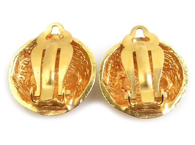 Orecchini a clip Chanel Gold D'oro - vista 5