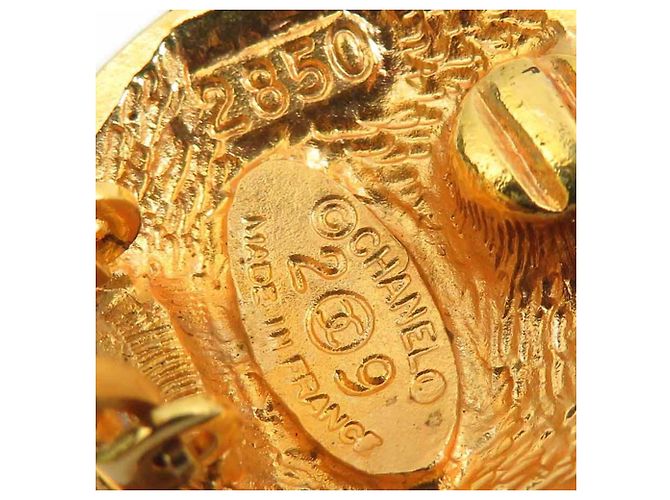 Orecchini a clip Chanel Gold D'oro - vista 7
