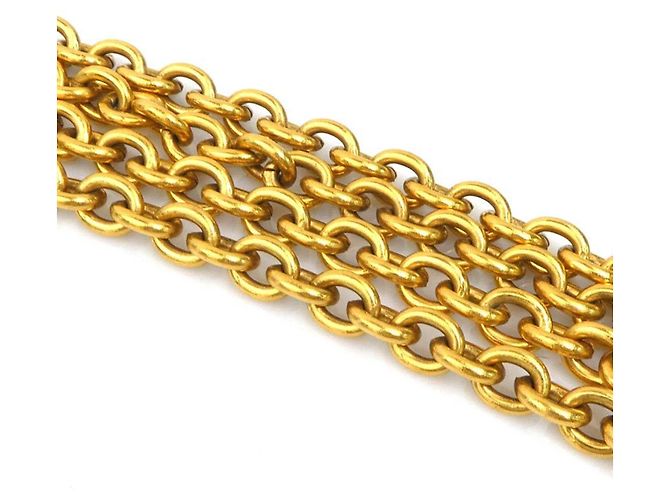 Collana in metallo dorato da donna Chanel D'oro - vista 5