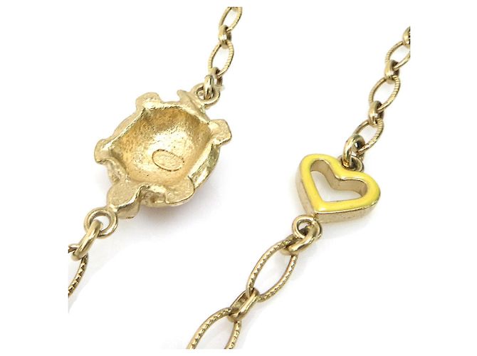 Collar Chanel Coco Mark Multicolor Dorado - vista 7