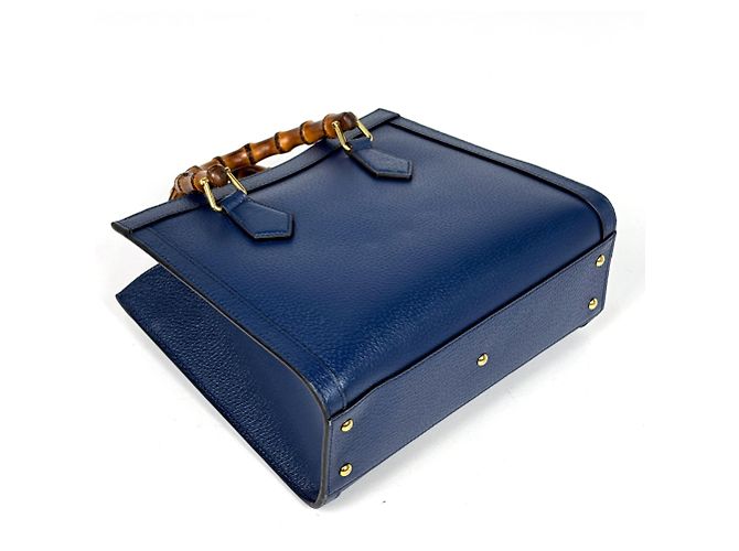 Borsa Gucci Diana 2-Way Blu - vista 2
