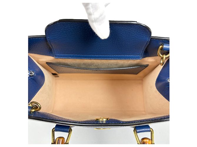 Borsa Gucci Diana 2-Way Blu - vista 7