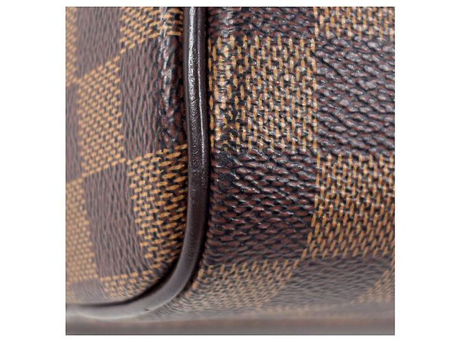 Sac Louis Vuitton Nolita Boston Marron Damier ebène - vue 4