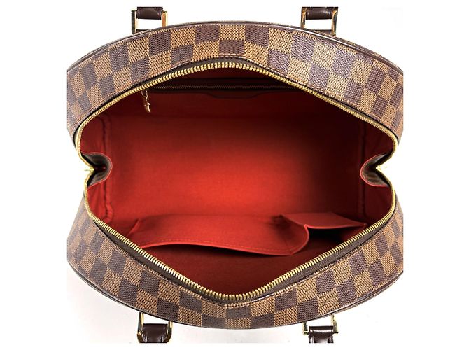 Sac Louis Vuitton Nolita Boston Marron Damier ebène - vue 8