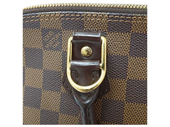 Borsa a mano Louis Vuitton Damier Alma Marrone Damier ebene - vista 13