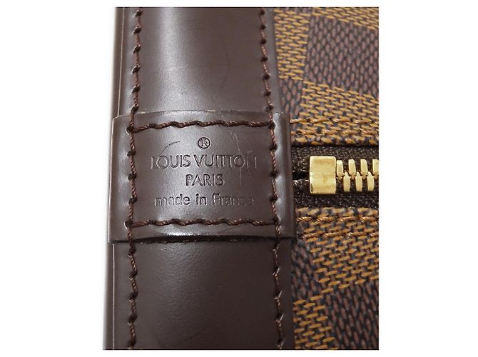 Borsa a mano Louis Vuitton Damier Alma Marrone Damier ebene - vista 6