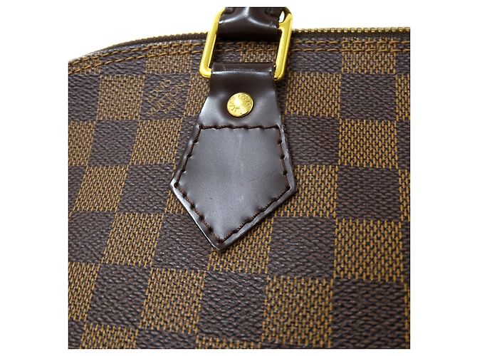 Borsa a mano Louis Vuitton Damier Alma Marrone Damier ebene - vista 8