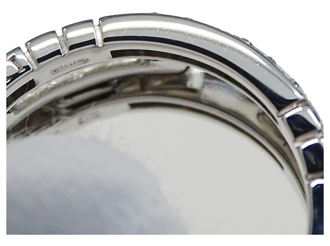 Bulgari Bvlgari Ehering aus Weißgold Golden - Ansicht 11