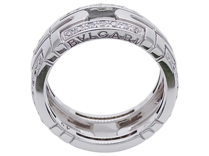 Bulgari Bvlgari Ehering aus Weißgold Golden - Ansicht 3