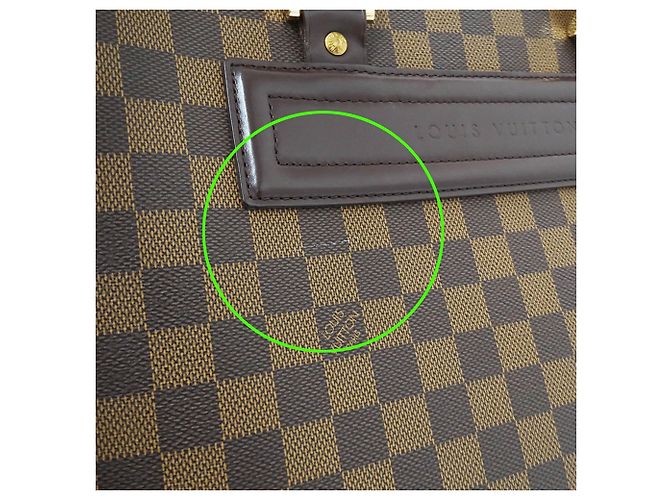 Borsa Tote Louis Vuitton Damier Canvas Marrone Damier ebene - vista 10