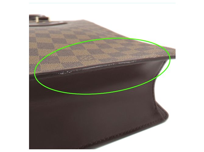 Borsa Tote Louis Vuitton Damier Canvas Marrone Damier ebene - vista 12