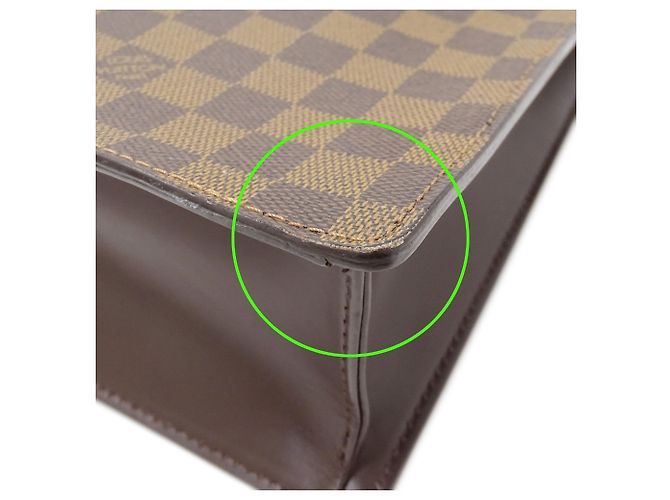 Borsa Tote Louis Vuitton Damier Canvas Marrone Damier ebene - vista 13