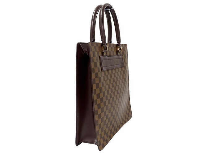 Borsa Tote Louis Vuitton Damier Canvas Marrone Damier ebene - vista 4