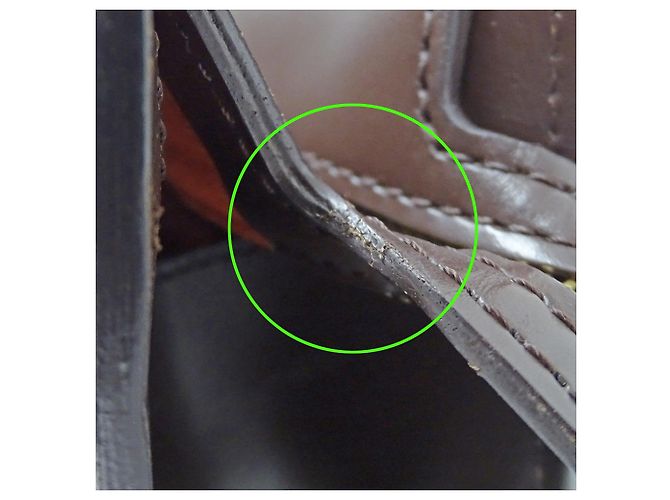 Borsa Tote Louis Vuitton Damier Canvas Marrone Damier ebene - vista 9