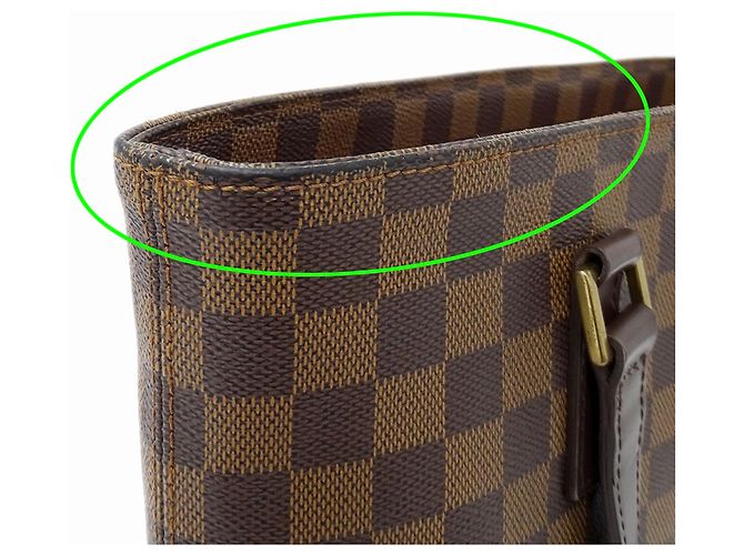 Borsa Tote Louis Vuitton Damier Canvas Marrone Damier ebene - vista 10