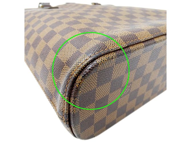 Borsa Tote Louis Vuitton Damier Canvas Marrone Damier ebene - vista 11