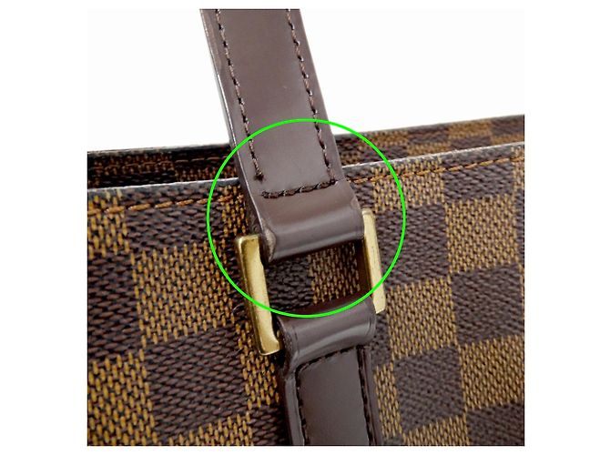Borsa Tote Louis Vuitton Damier Canvas Marrone Damier ebene - vista 14